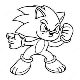 Sonic Werehog I Aktion Farvelaegningsside 109082-45873