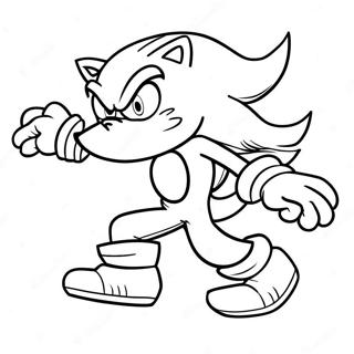Sonic Werehog I Aktion Farvelaegningsside 109082-45874