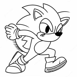 Sonic Werehog I Aktion Farvelaegningsside 109082-45938
