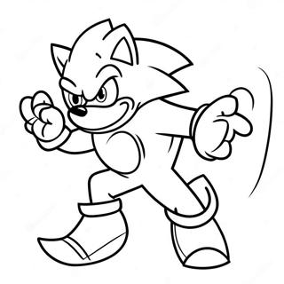 Sonic Werehog I Aktion Farvelaegningsside 109082-45939