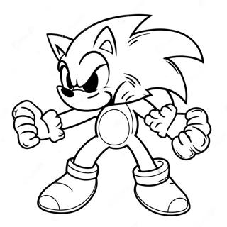 Sonic Werehog I Aktion Farvelaegningsside 109082-45940