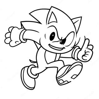 Sonic Werehog Lober Hurtigt Farvelaegningsside 109085-45885