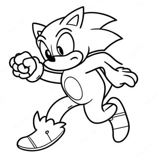 Sonic Werehog Lober Hurtigt Farvelaegningsside 109085-45886