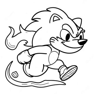 Sonic Werehog Lober Hurtigt Farvelaegningsside 109085-45888