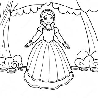 Mal I Fortryllet Kjole Farvelaegningsside 109108 45959