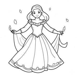 Mal I Fortryllet Kjole Farvelaegningsside 109108 45960