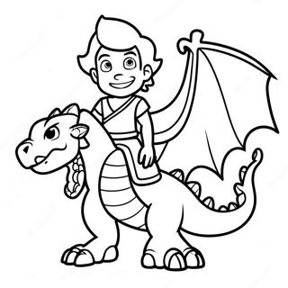 Mal Med Dragehjaelper Farvelaegningsside 109109-45962