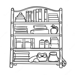 Bogshelf Farvelaegningsside 109159-45995