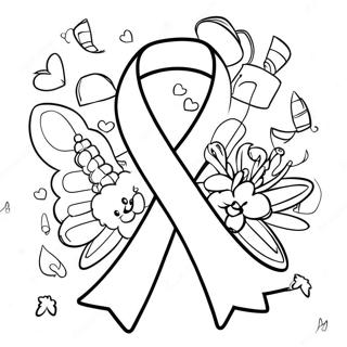 Farverig Rod Band Uge Fejring Farvelaegningsside 109238-46059