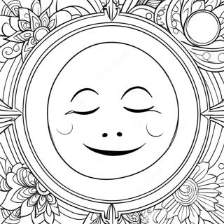 Mystisk Fuld Mane Farvelaegningsside 109495-46261