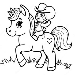 Apple Jack Rider En Pony Farvelaegningsside 109625 46370