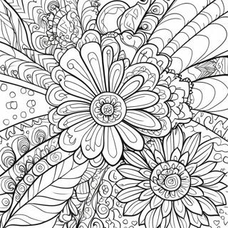 Farverige Penmonstre Farvelaegningsside 110033 46679