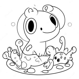 Sjov Pen Og Blaek Farvelaegningsside 110035 46685