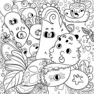 Sjov Pen Og Blaek Farvelaegningsside 110035 46686