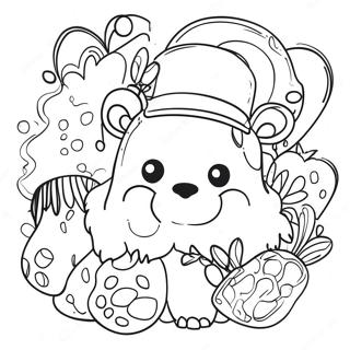 Sjov Pen Og Blaek Farvelaegningsside 110035 46687