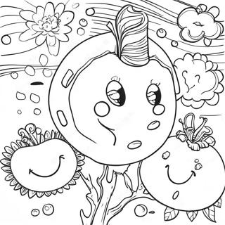 Sjov Pen Og Blaek Farvelaegningsside 110035 46688