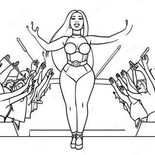 Nicki Minaj Optraeder Pa Scene Farvelaegningsside 110085 46722