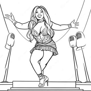 Nicki Minaj Optraeder Pa Scene Farvelaegningsside 110085 46723