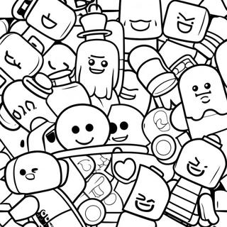 Glade Lego Minifigurer Farvelaegningsside 110111-46742