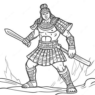 Akedo Kriger I Aktion Farvelaegningsside 110265 46859