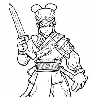 Akedo Karakter Med Vaben Farvelaegningsside 110267 46865