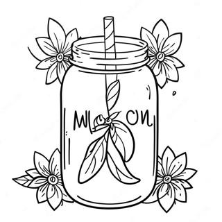 Mason Jar Farvelaegningsside 110342-46915