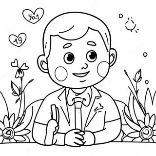 Børnehave Fars Dag Farvesider