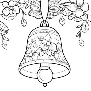 Charmerende Blomst Klokke Farvelaegningsside 110501-47050