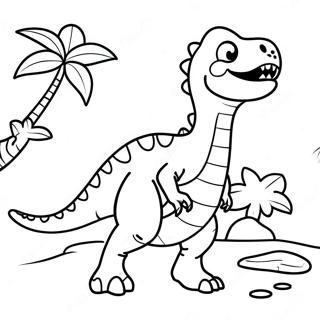 Legesyg Dinosaur Farvelaegningsside 110526-47069