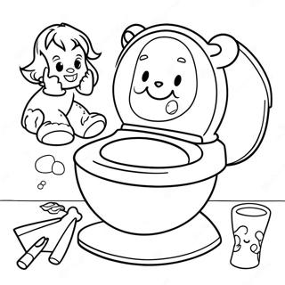 Sjov Farvelaegningsside Til Potty Training 110725-47216