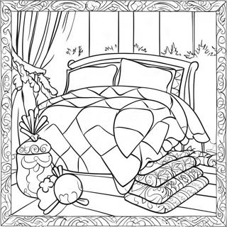 Hyggeligt Vinter Taeppe Farvelaegningsside 110988-47453