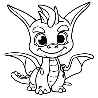 Spyro Dragen Skylanders Farvelaegningsside 111088-47521