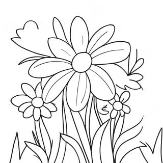 Forarsmaned Marts Blomster Farvelaegningsside 111477 47831