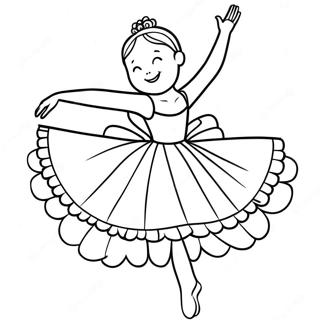 Gracios Ballerina Danser Farvelaegningsside 11165-546