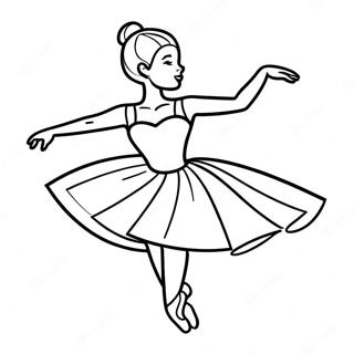 Gracios Ballerina Danser Farvelaegningsside 11165-548