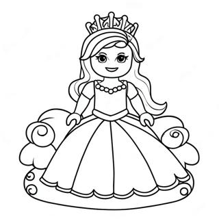 Royal Lego Prinsesse Farvelaegningsside 111734 48034