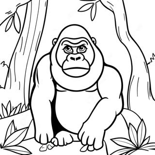 Ivan Gorillaen I En Jungle Farvelaegningsside 111986-48222