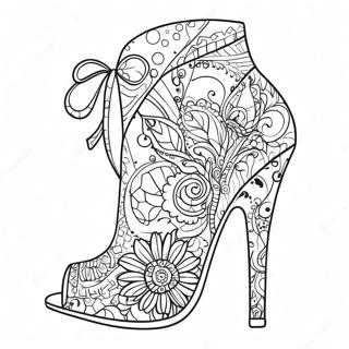 Funky Hojhaelet Sko Farvelaegningsside 112245 48431