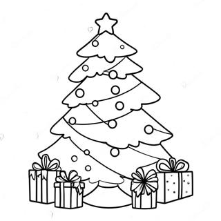 Farvelaegningsside Med Juletrae 112267-48439