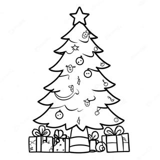 Farvelaegningsside Med Juletrae 112267-48440