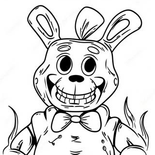 Visnet Bonnie Med Skraemmende Ojne Farvelaegningsside 112936 49090