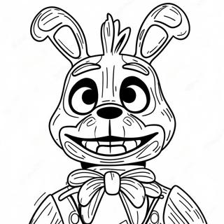 Visnet Bonnie Med Skraemmende Ojne Farvelaegningsside 112936 49091