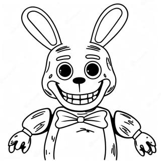 Visnet Bonnie Med Skraemmende Ojne Farvelaegningsside 112936 49092