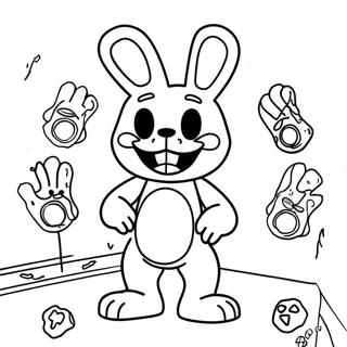 Visnet Bonnie I Et Spogelseshus Farvelaegningsside 112937 49094