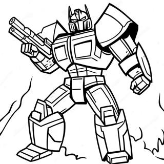 Transformers Megatron Kamp Farvelaegningsside 113783-49741