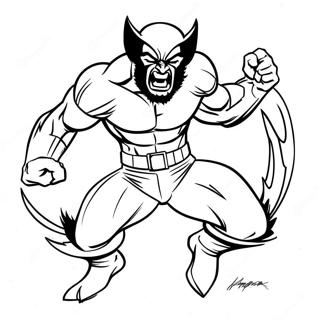 Wolverine Vild Angreb Farvelaegningsside 113990-49902