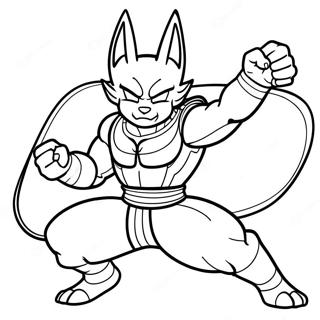 Beerus I Kampstilling Farvelaegningsside 114118-50003