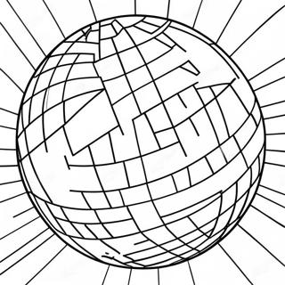 Diskokugle Farvelaegningsside 114322-50159