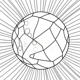 Glitrende Diskokugle Farvelaegningsside 114323-50162