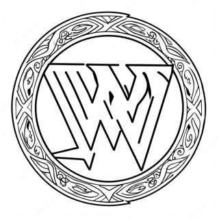 Wwe Logo Farvelaegningsside 114451-50267